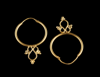 Sofic S. Earrings Halkice gold plated